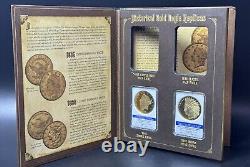 Historical Gold Eagle Archival Albums Volumes I-IV Album with7 Commemorative Coins