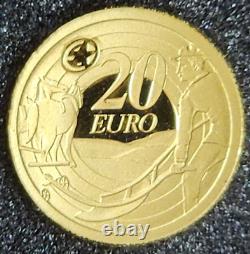 Ireland. 999 Gold 20 Euros 2009 Ploughman Banknote Commemorative Coin