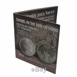 Israel 2012 Daniel in the Den of Lions Smallest Gold Coin Commemorative