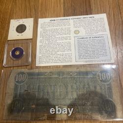 JFK SOLID 14-Karat Gold Memorial Half Dollar! YOU ALSO GET ALL IN PICS READ DISC