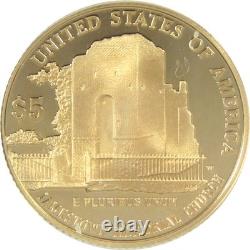Jamestown 400th Anniversary Commemorative 2007 W Proof Gold $5 Coin
