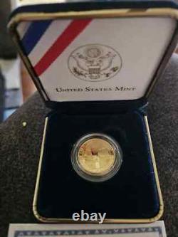 Jamestown 400th Anniversary Commemorative Proof 5 Dollar Gold Coin