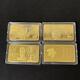 Japanese Old Coins Gold Coin Commemorative Medal Extra Large Set Of 4 H9