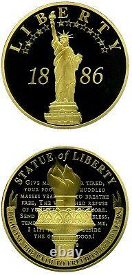 Jumbo Statue Of Liberty Anniversary Commemorative S Coin Proof $199.95