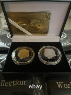 K World Commemorative Trump Gold & Silver Coin Set Limited Edition