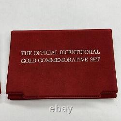 Lincoln Mint-1976 Bicentennial. 999 / 24K Gold Commemorative Set 1.3 grams