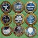 Lot/9 Casino Silver Strike Commemorative $10 Coins 999 Fine 5.4 Troy Oz Asw