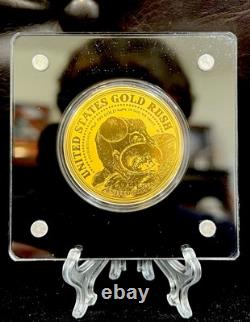 Lot of 2? 1/200oz ea. Gold Proof Commemorative LIBERTY? 1854S/1838C Half Eagles
