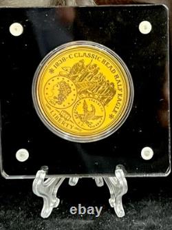 Lot of 2? 1/200oz ea. Gold Proof Commemorative LIBERTY? 1854S/1838C Half Eagles