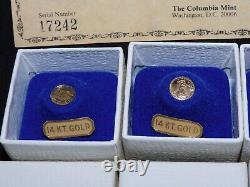 Lot of 4-St Gaudens $20 Gold Piece. 4 Grams of SOLIDGOLD Columbia Mint