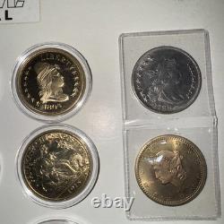 Lot of Commemorative Gold Style Coins COPY Fantasy Morgan silver dollar Copy