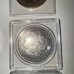 Lot of Commemorative Gold Style Coins COPY Fantasy Morgan silver dollar Copy