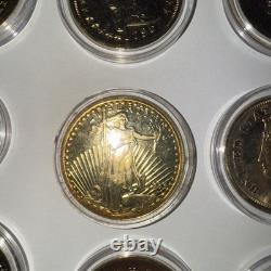Lot of Commemorative Gold Style Coins COPY Fantasy Morgan silver dollar Copy