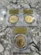 Lots Of 3 1849 Gem Unc Ssca Commemorative Gold Plated Silver Coins