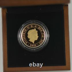 MARY ROSE 2011 UK £2 TWO POUND GOLD PROOF COIN box/coa/outer