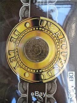 MEXICO 1985 Gold 250 Pesos Tesoros del Mundial World Cup Commemorative Coin