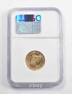 MS70 1986-W $5 Statue Of Liberty Commemorative Gold Coin NGC 3421