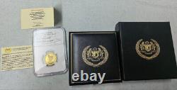 Malaysia 2012 Proof Gold Coin His Majesty The Yang di-Pertuan Agong XIV NGC PF70