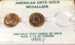 Marian Anderson 1/2oz Solid Gold American Arts Commemorative Medallion MINT