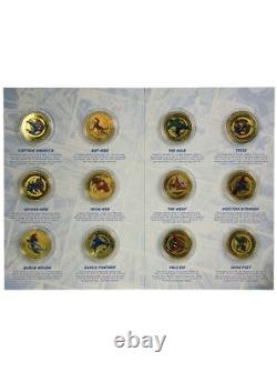 Marvel Classic Heroes 24-Carat Gold Plated Commemorative Coin Complete Set