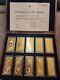Million Dollar Complete Ingot Collection 24k Gold Plated American Mint