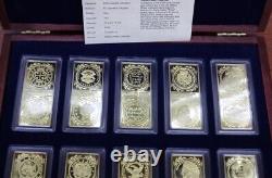 Million Dollar Ingot Set 24k Gold Clad Bars History's Most Valuable Gold Coins