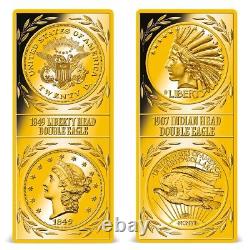 Million Dollar Ingot Set 24k Gold Ingots. History's Most Valuable Gold Coins