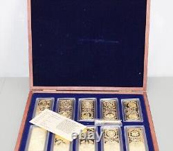 Million Dollar Ingot Set Ten 24K Gold Ingots History's Most Valuable Gold Coins