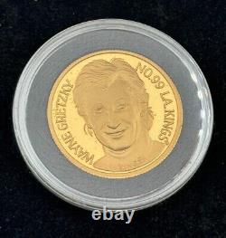 NHL 1994 Commemorative Rare Pure Gold 1 Oz Wayne Gretzky Coin No. 52/199