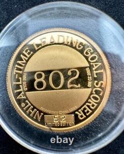NHL 1994 Commemorative Rare Pure Gold 1 Oz Wayne Gretzky Coin No. 52/199