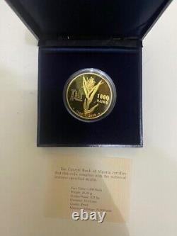 NIGERIA Coin 50th Year Independence Commemorative 2010 Gold Plated ORIGNAL