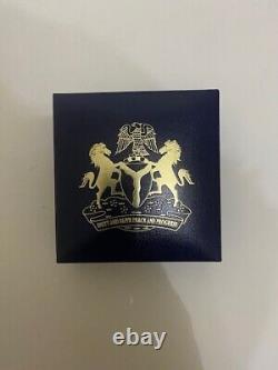 NIGERIA Coin 50th Year Independence Commemorative 2010 Gold Plated ORIGNAL