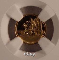 NIUE DISNEY. 5 GRAM GOLD $2.5 COIN MICKEY MOUSE SHORT FILMS NGC PF69s & PF70s