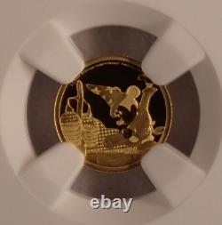 NIUE DISNEY. 5 GRAM GOLD $2.5 COIN MICKEY MOUSE SHORT FILMS NGC PF69s & PF70s