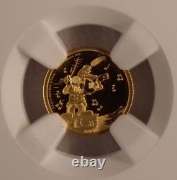 NIUE DISNEY. 5 GRAM GOLD $2.5 COIN MICKEY MOUSE SHORT FILMS NGC PF69s & PF70s