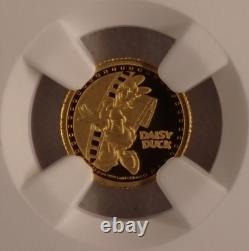 NIUE DISNEY. 5 GRAM GOLD $2 COIN MICKEY MOUSE & FRIENDS NGC PF70s
