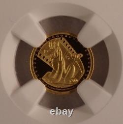 NIUE DISNEY. 5 GRAM GOLD $2 COIN MICKEY MOUSE & FRIENDS NGC PF70s