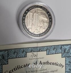 ONLY 5000 minted Rare American Commemorative Coin 9/11 24K Gold Plated US COA