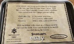 Olympic Winter Games Commemorative Coin Medallion 2002 Salt Lake City Set With COA