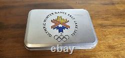 Olympic Winter Games Commemorative Coin Medallion 2002 Salt Lake City Set With COA