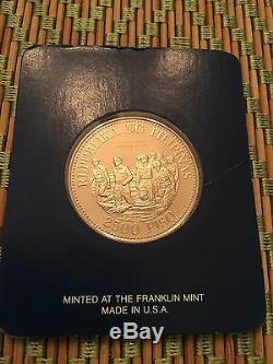 PHILIPPINES 1980 2500-PISO MACARTHUR PROOF COMMEMORATIVE GOLD COIN With PAPERS