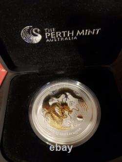 Perth Mint Australian Lunar Series 2 2012 Year Of The Dragon Commemorative Coin