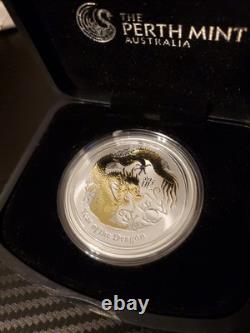 Perth Mint Australian Lunar Series 2 2012 Year Of The Dragon Commemorative Coin