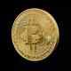 Physical Bitcoin Commemorative Coin Gold Color Collection Collectible New