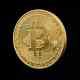 Physical Bitcoin Commemorative Coin Plated Gold Color Collection Collectible New