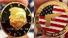 President Trump Commemorative Black Gold Coin