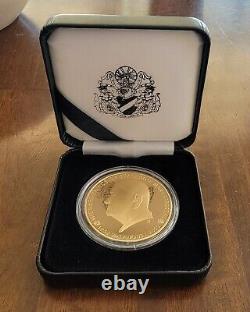 Prince Michael of Sealand 24K Gold-plated. 925 Silver Commemorative Coin