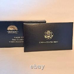 Proof Gold Ten Dollar Commemorative Coin with Certificate and Box in Velvet Case