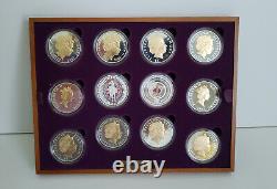 Queen Elizabeth Golden Jubilee Collection Set of 24 Proof Coins 2002