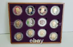 Queen Elizabeth Golden Jubilee Collection Set of 24 Proof Coins 2002